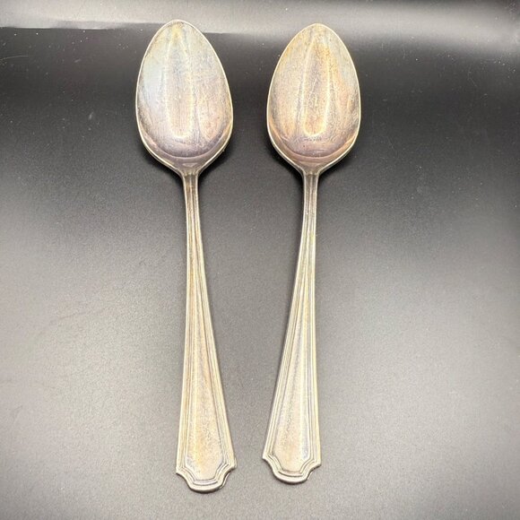 Oneida Silverplate Clairhill-Fairhill Pattern Set of 4 Teaspoons & 2 Tablespoons - Picture 1 of 9